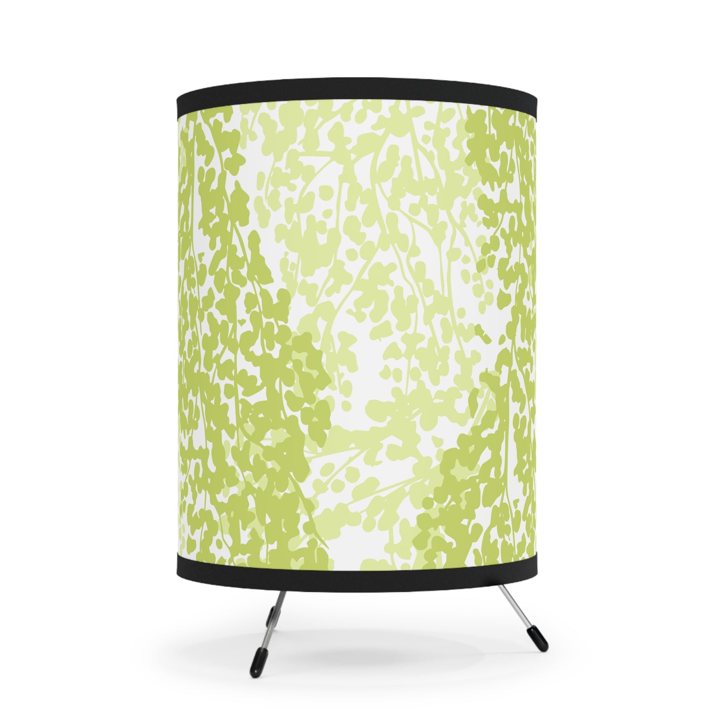 Weeping Birch - Nature-Inspired Tripod Lamp with High-Res Floral Shade - Eco-Friendly Home Decor