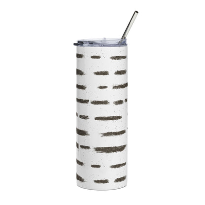 Eco-Friendly Floral Stainless Steel Tumbler | 20oz Travel Mug for On-the-Go Refreshments