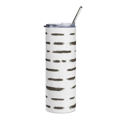 Eco-Friendly Floral Stainless Steel Tumbler | 20oz Travel Mug for On-the-Go Refreshments