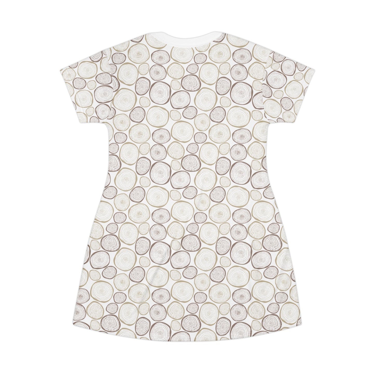 Tree Cut T-Shirt Dress - Nature Inspired Design