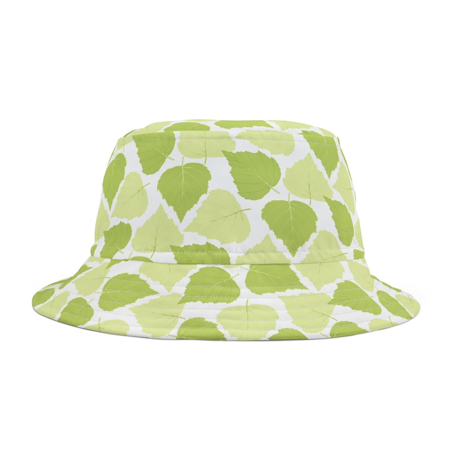 Birch Leaves - Vibrant Green Floral Bucket Hat - Perfect for Summer Adventures