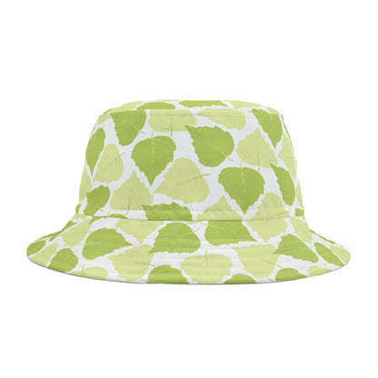 Birch Leaves - Vibrant Green Floral Bucket Hat - Perfect for Summer Adventures
