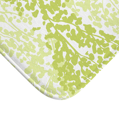 Weeping Birch - Botanical Greenery Bath Mat - Vibrant Nature-Inspired Home Decor for Relaxing Spaces