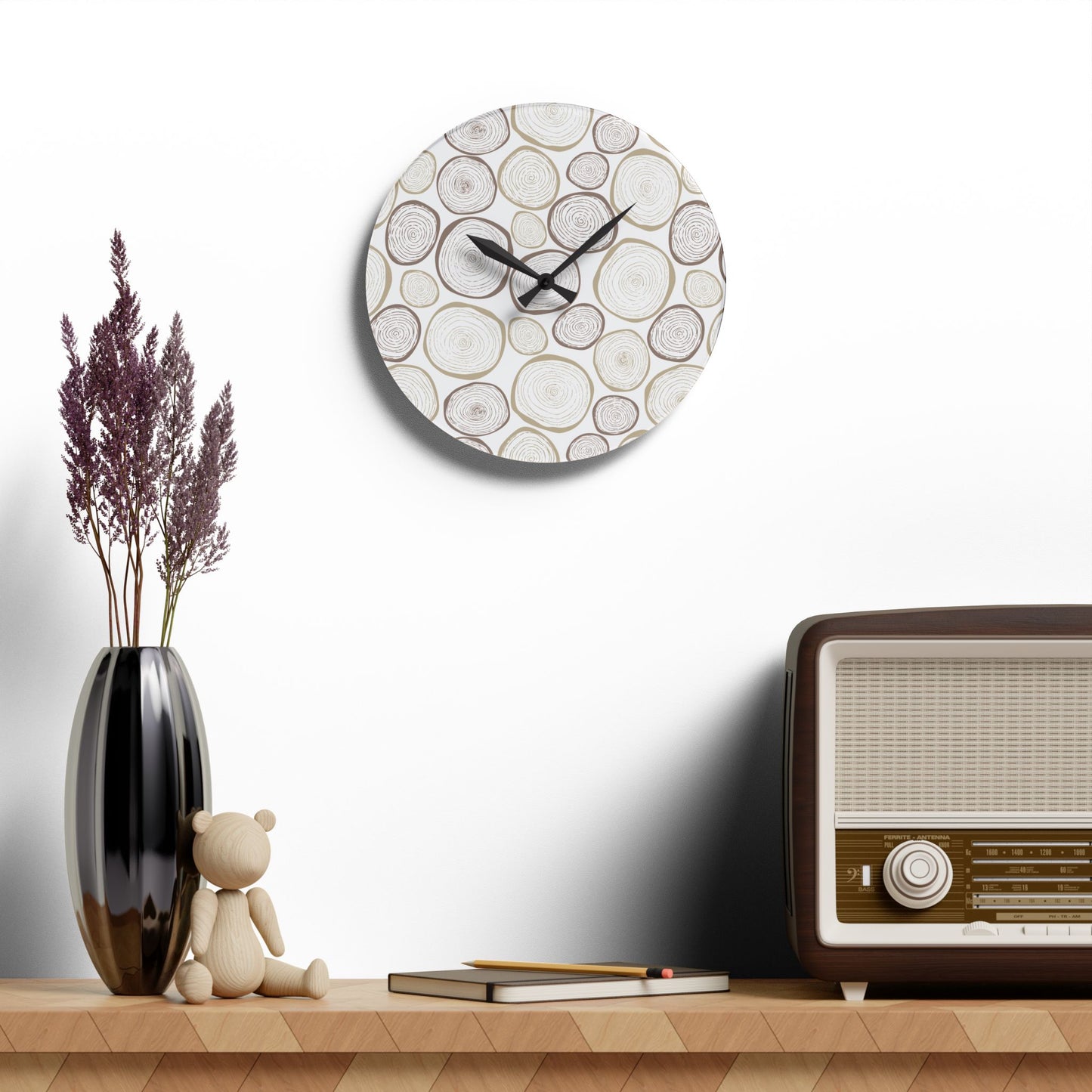 Tree Cut - Acrylic Wall Clock