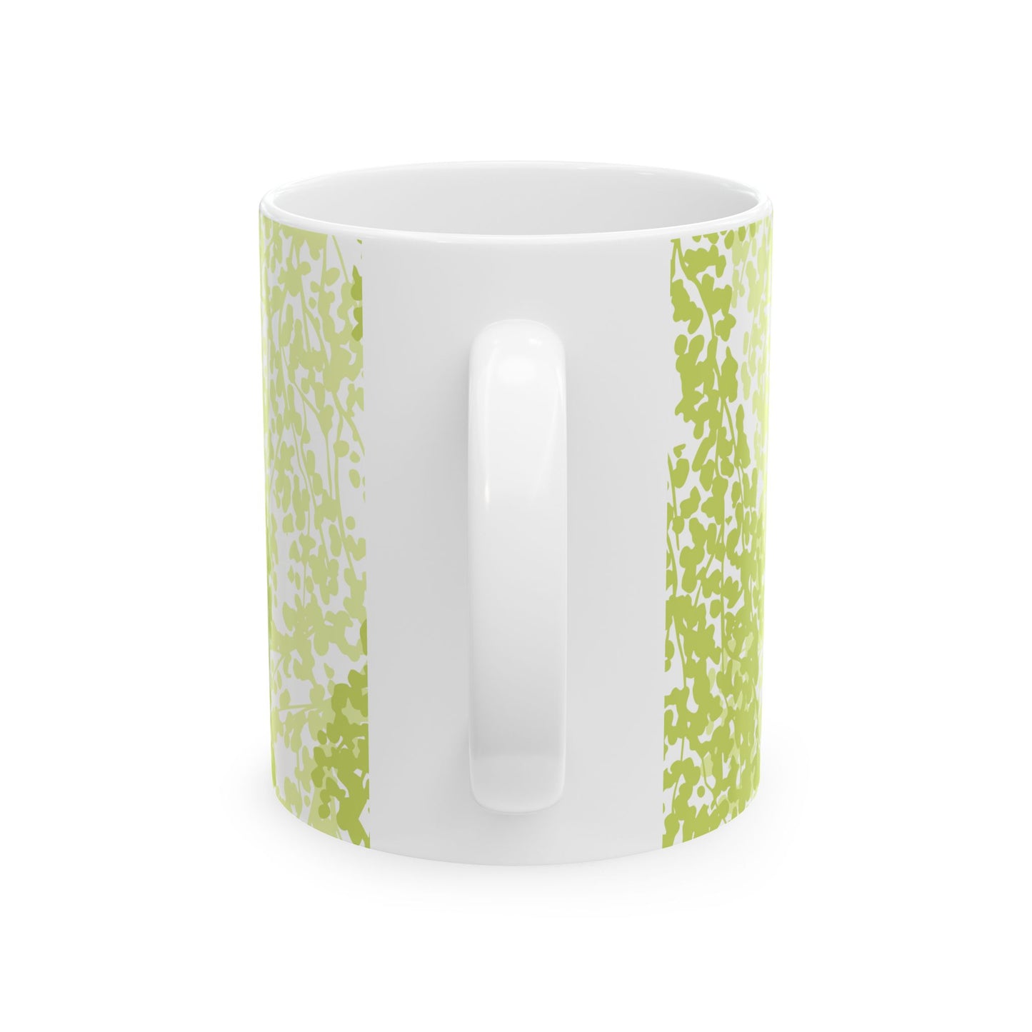 Weeping Birch - Botanical Green Ceramic Mug - 11oz & 15oz - Perfect for Coffee Lovers & Nature Enthusiasts