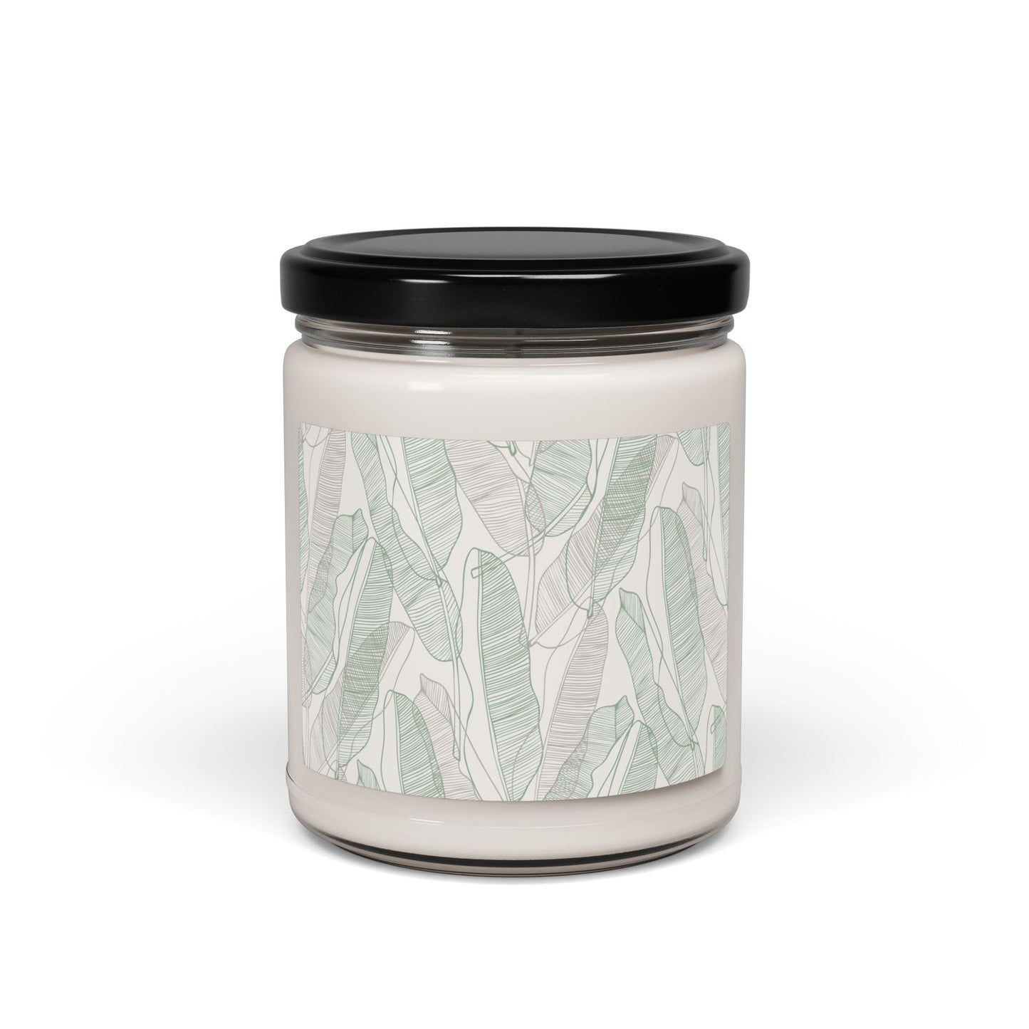 Tropical Leaves - Scented Soy Candle, 9oz