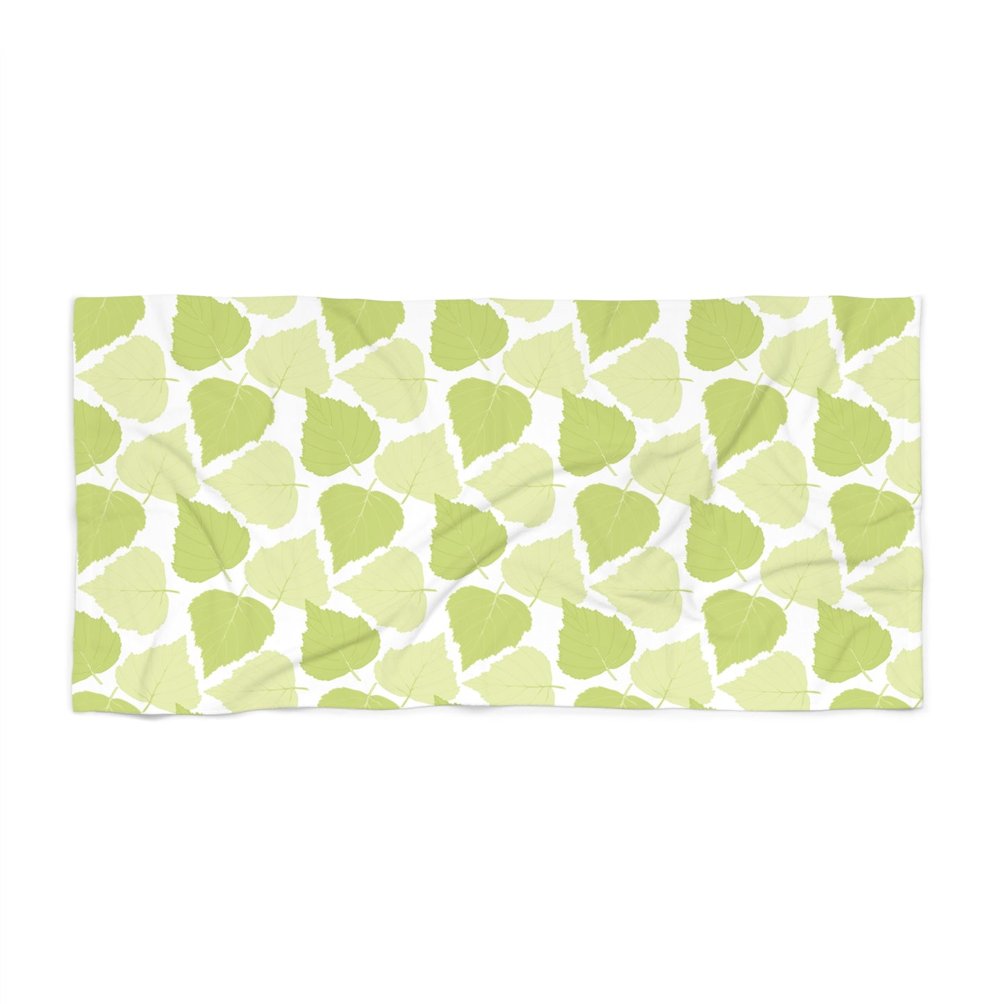 Birch Leaves - Botanical Towel for Summer Relaxation