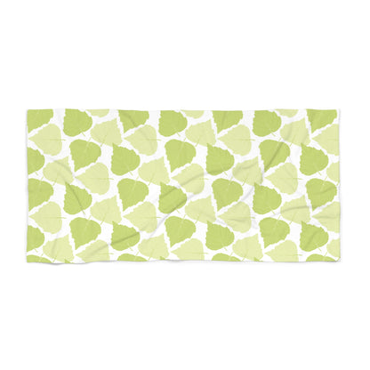 Birch Leaves - Botanical Towel for Summer Relaxation