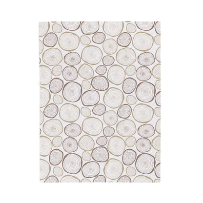 Cozy Green Botanical Velveteen Plush Blanket