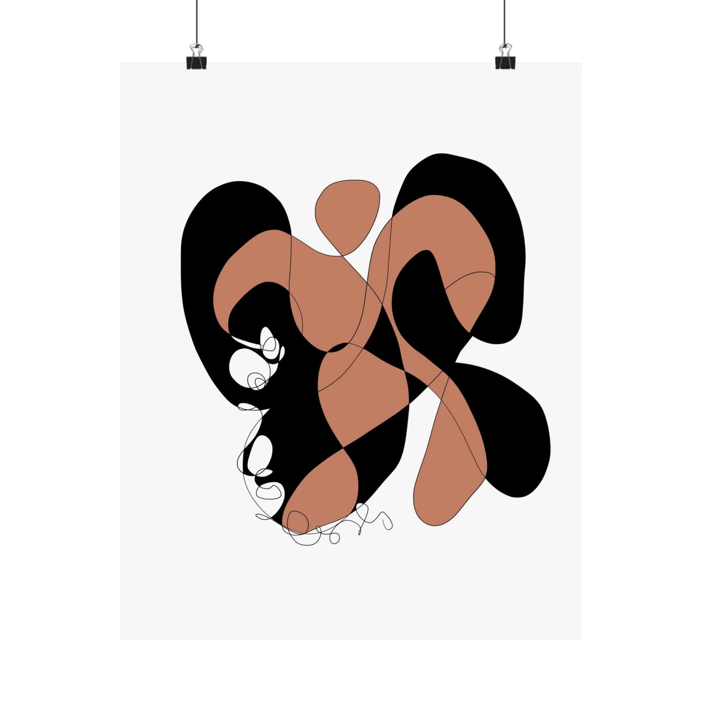 Abstract Aesthetic Matte Vertical Posters - Modern Wall Art, Home Decor, Gift Ideas, Minimalist Prints, Living Room Wall Art, Art Prints