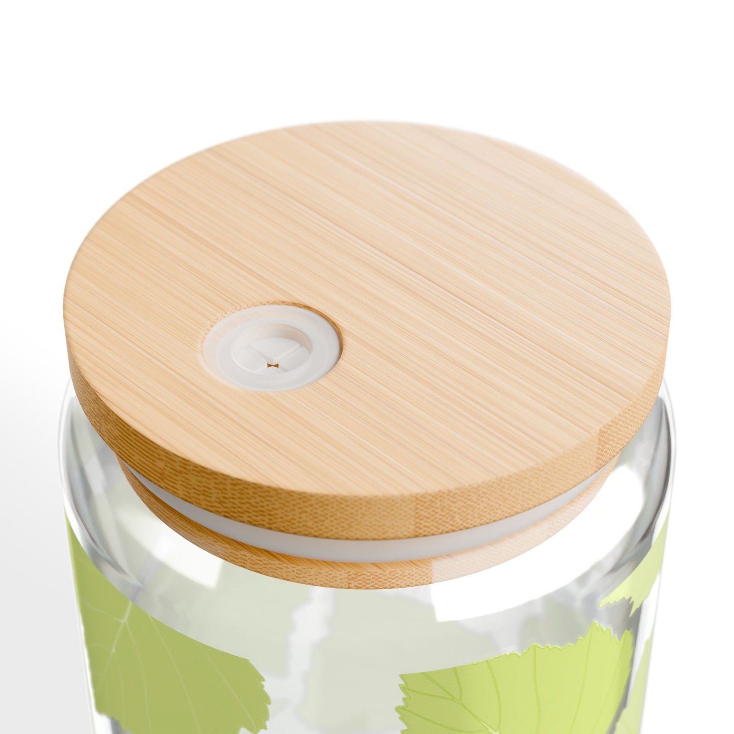 Stylish 16oz Sipper Glass with Bamboo Lid, Perfect for Home, Parties, Gifts, Eco-Friendly, Drinkware