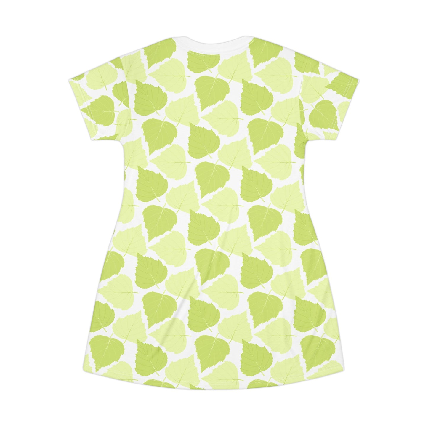 T-Shirt Dress - Birch Leave  Design