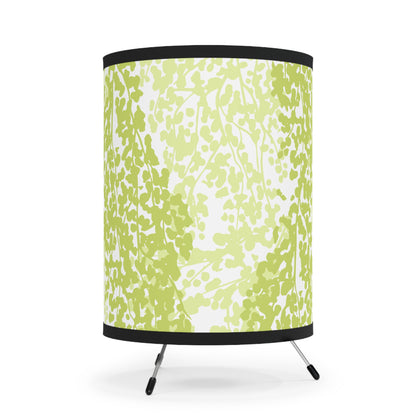 Weeping Birch - Nature-Inspired Tripod Lamp with High-Res Floral Shade - Eco-Friendly Home Decor