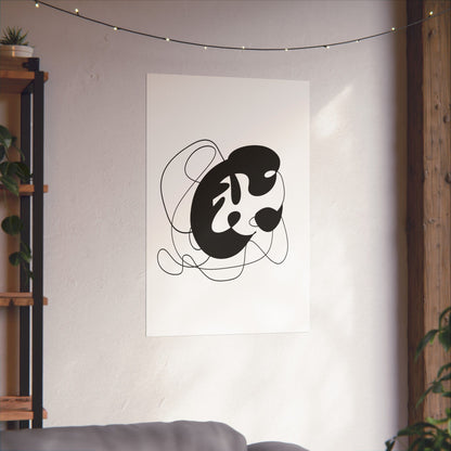 Abstract Aesthetic Matte Vertical Posters - Modern Wall Art, Home Decor, Gift Ideas, Minimalist Prints, Living Room Wall Art, Art Prints