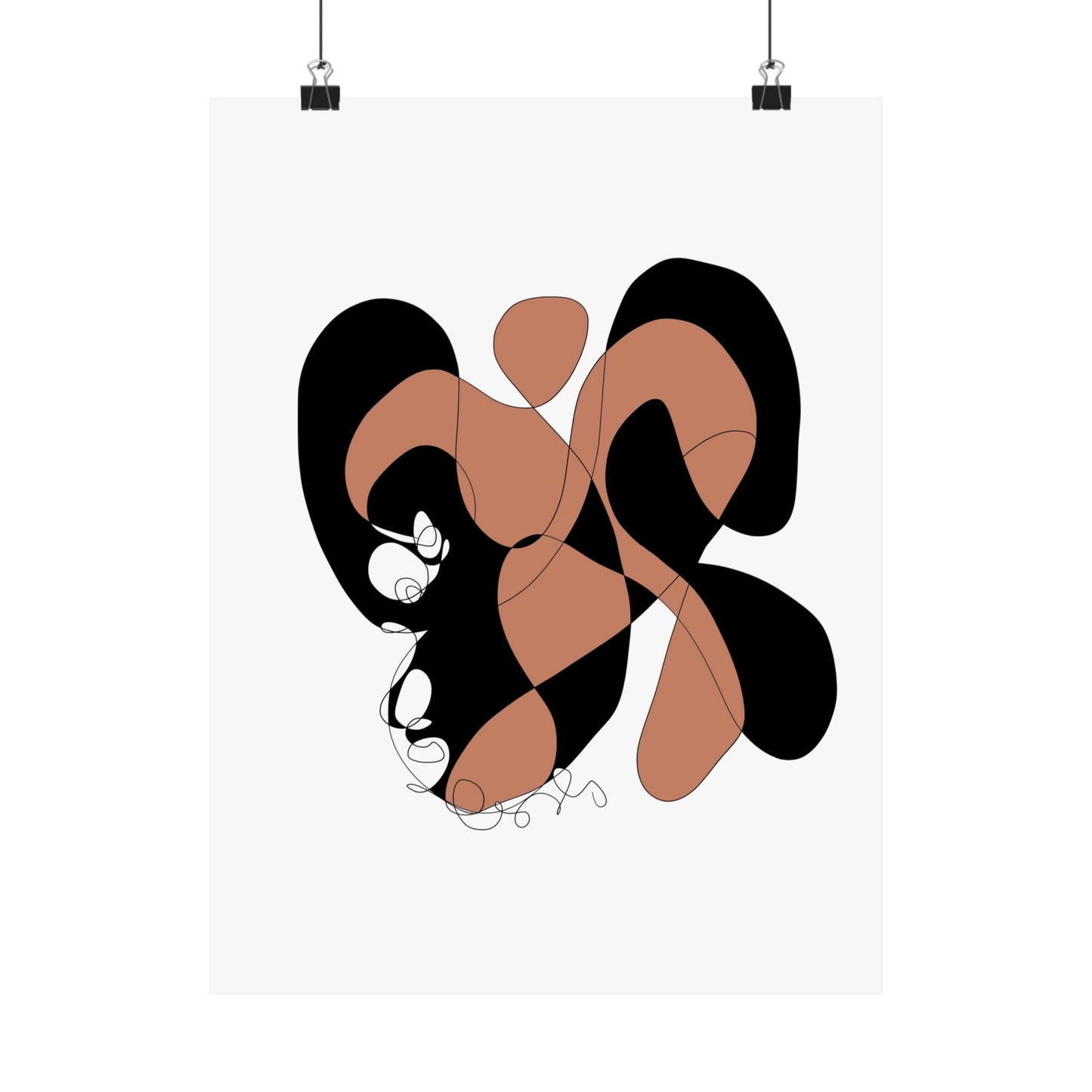 Abstract Aesthetic Matte Vertical Posters - Modern Wall Art, Home Decor, Gift Ideas, Minimalist Prints, Living Room Wall Art, Art Prints