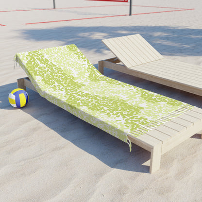 Weeping Birch - Boho Beach Towel -  Botanical Design