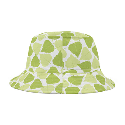 Birch Leaves - Vibrant Green Floral Bucket Hat - Perfect for Summer Adventures