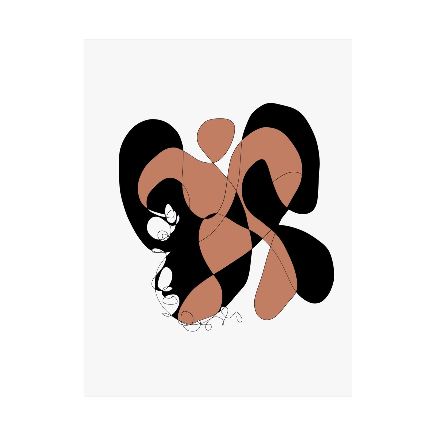 Abstract Aesthetic Matte Vertical Posters - Modern Wall Art, Home Decor, Gift Ideas, Minimalist Prints, Living Room Wall Art, Art Prints