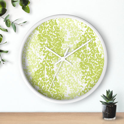 Weeping Birch - Modern Greenery Wall Clock - Stylish Home Decor for Nature Lovers