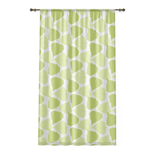 Birch Leaves - Window Curtain