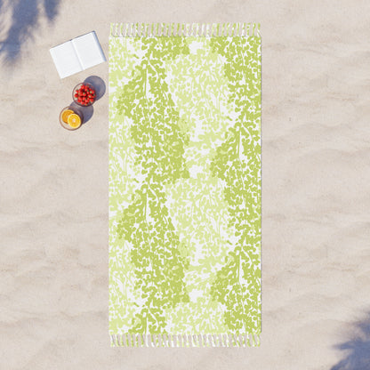 Weeping Birch - Boho Beach Towel -  Botanical Design