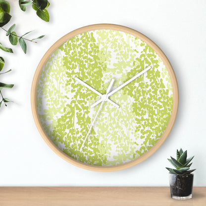 Weeping Birch - Modern Greenery Wall Clock - Stylish Home Decor for Nature Lovers