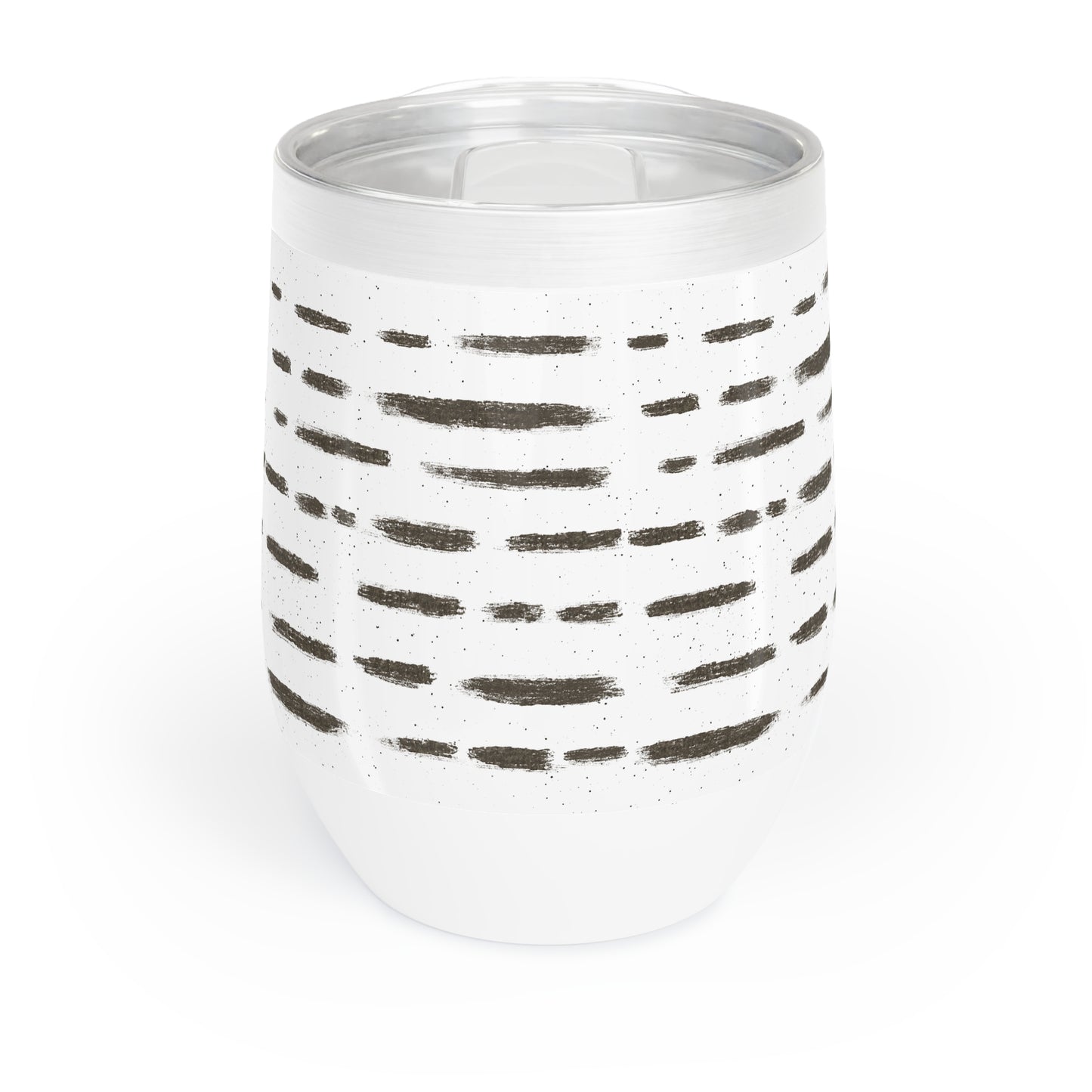 Chic Green Floral Wine Tumbler - Perfect for Outdoor Gatherings & Relaxation