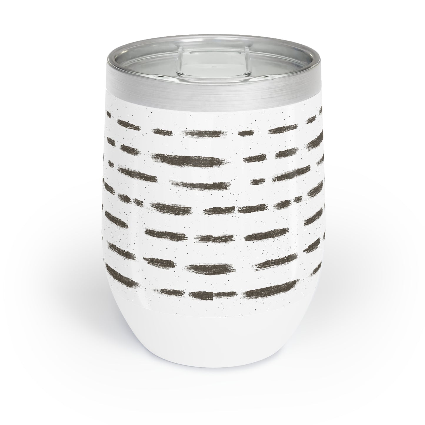 Chic Green Floral Wine Tumbler - Perfect for Outdoor Gatherings & Relaxation