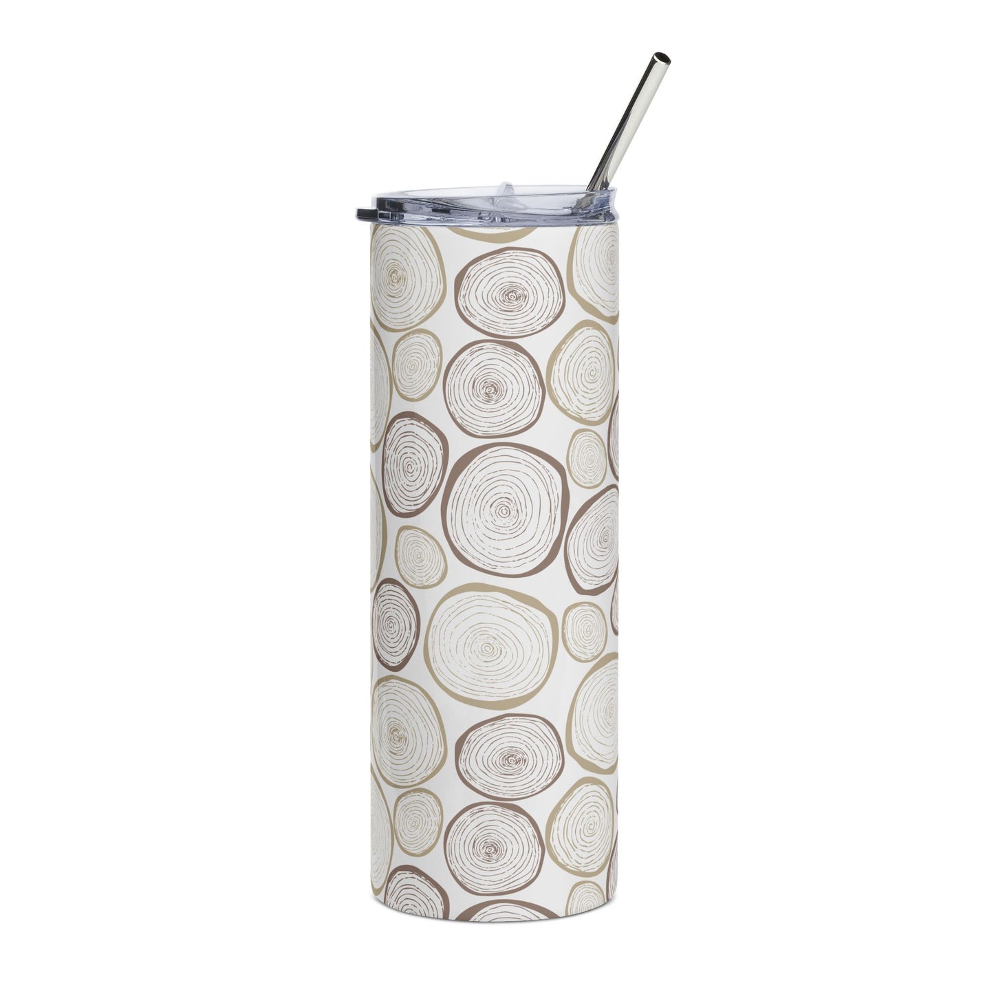 Eco-Friendly Floral Stainless Steel Tumbler | 20oz Travel Mug for On-the-Go Refreshments