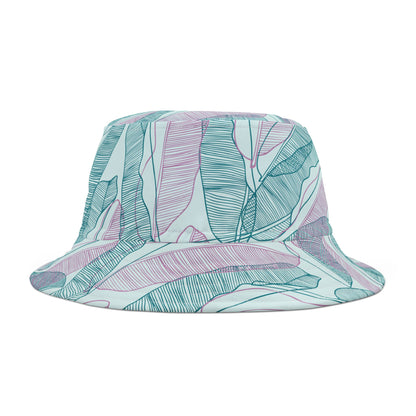 Tropical Bucket Hat - Teal, Mint and Pink Perfect for Summer Adventures