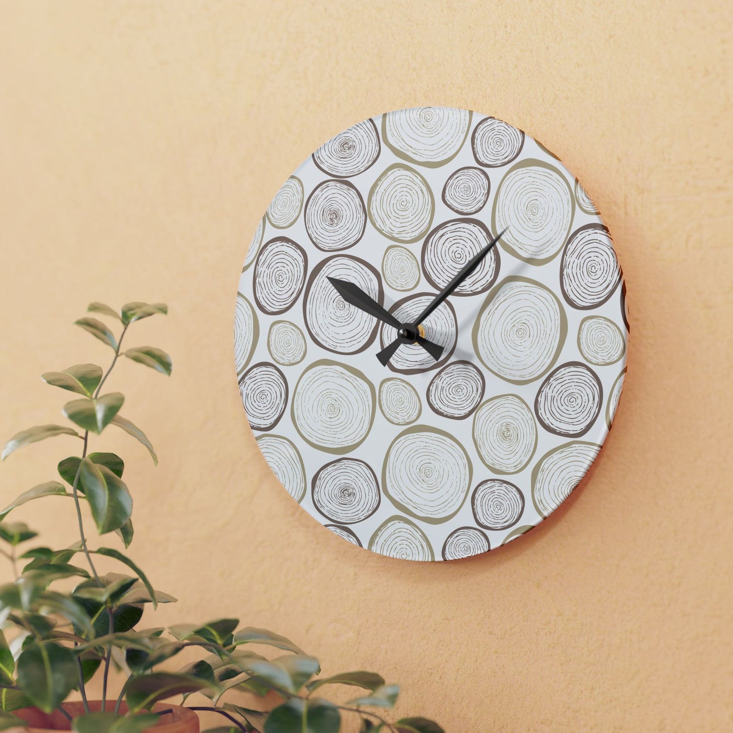 Tree Cut - Acrylic Wall Clock
