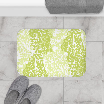Weeping Birch - Botanical Greenery Bath Mat - Vibrant Nature-Inspired Home Decor for Relaxing Spaces