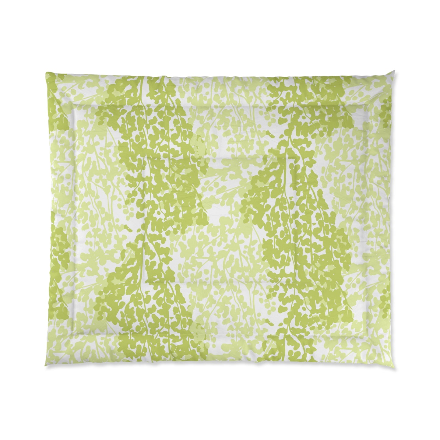 Weeping Birch - Nature-Inspired Green Comforter for Cozy Bedrooms