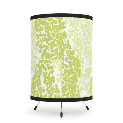 Weeping Birch - Nature-Inspired Tripod Lamp with High-Res Floral Shade - Eco-Friendly Home Decor