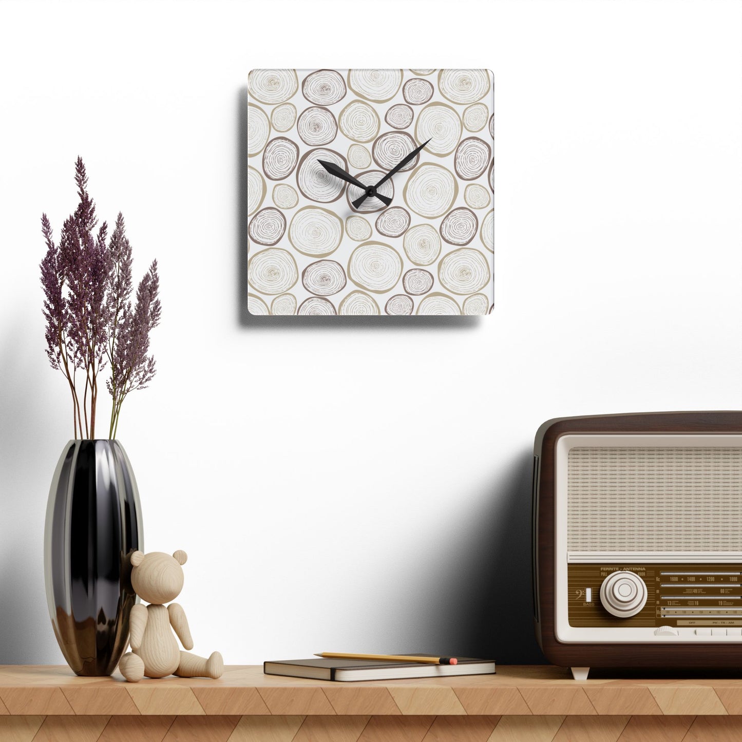 Tree Cut - Acrylic Wall Clock