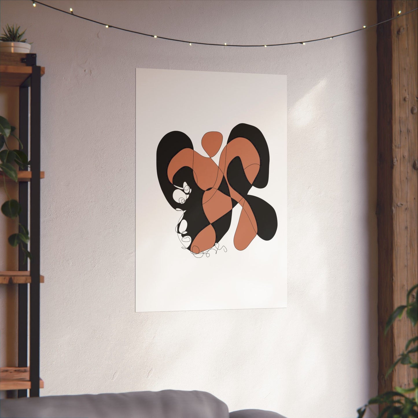 Abstract Aesthetic Matte Vertical Posters - Modern Wall Art, Home Decor, Gift Ideas, Minimalist Prints, Living Room Wall Art, Art Prints