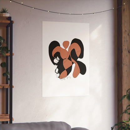 Abstract Aesthetic Matte Vertical Posters - Modern Wall Art, Home Decor, Gift Ideas, Minimalist Prints, Living Room Wall Art, Art Prints