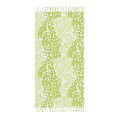 Weeping Birch - Boho Beach Towel -  Botanical Design