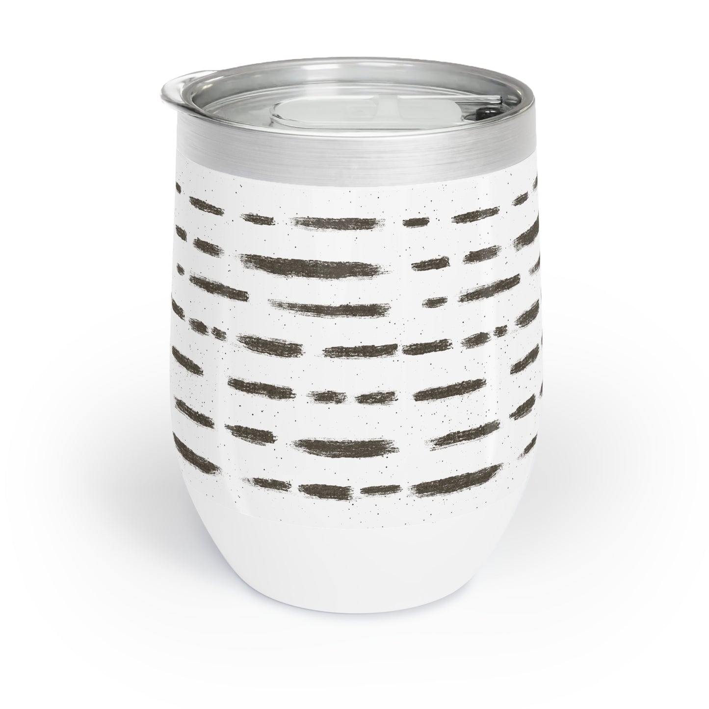 Chic Green Floral Wine Tumbler - Perfect for Outdoor Gatherings & Relaxation