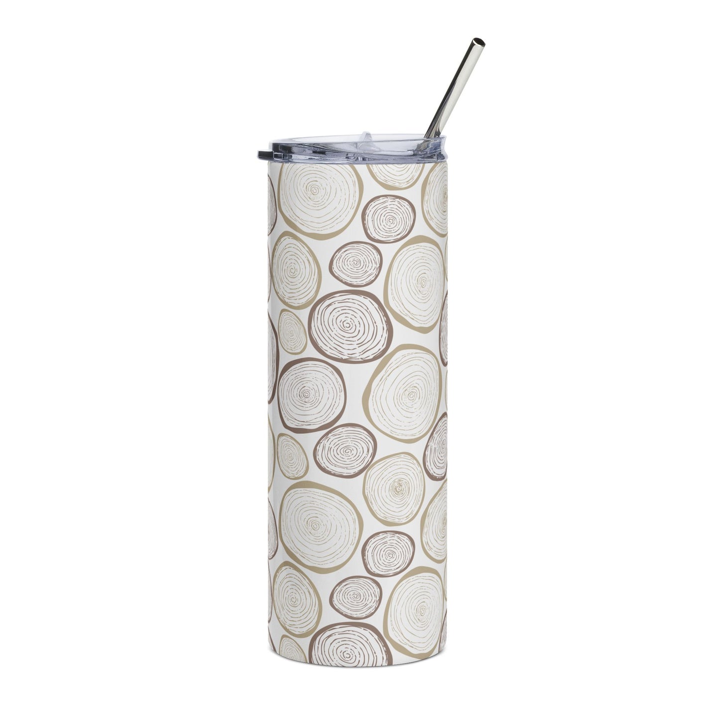 Eco-Friendly Floral Stainless Steel Tumbler | 20oz Travel Mug for On-the-Go Refreshments