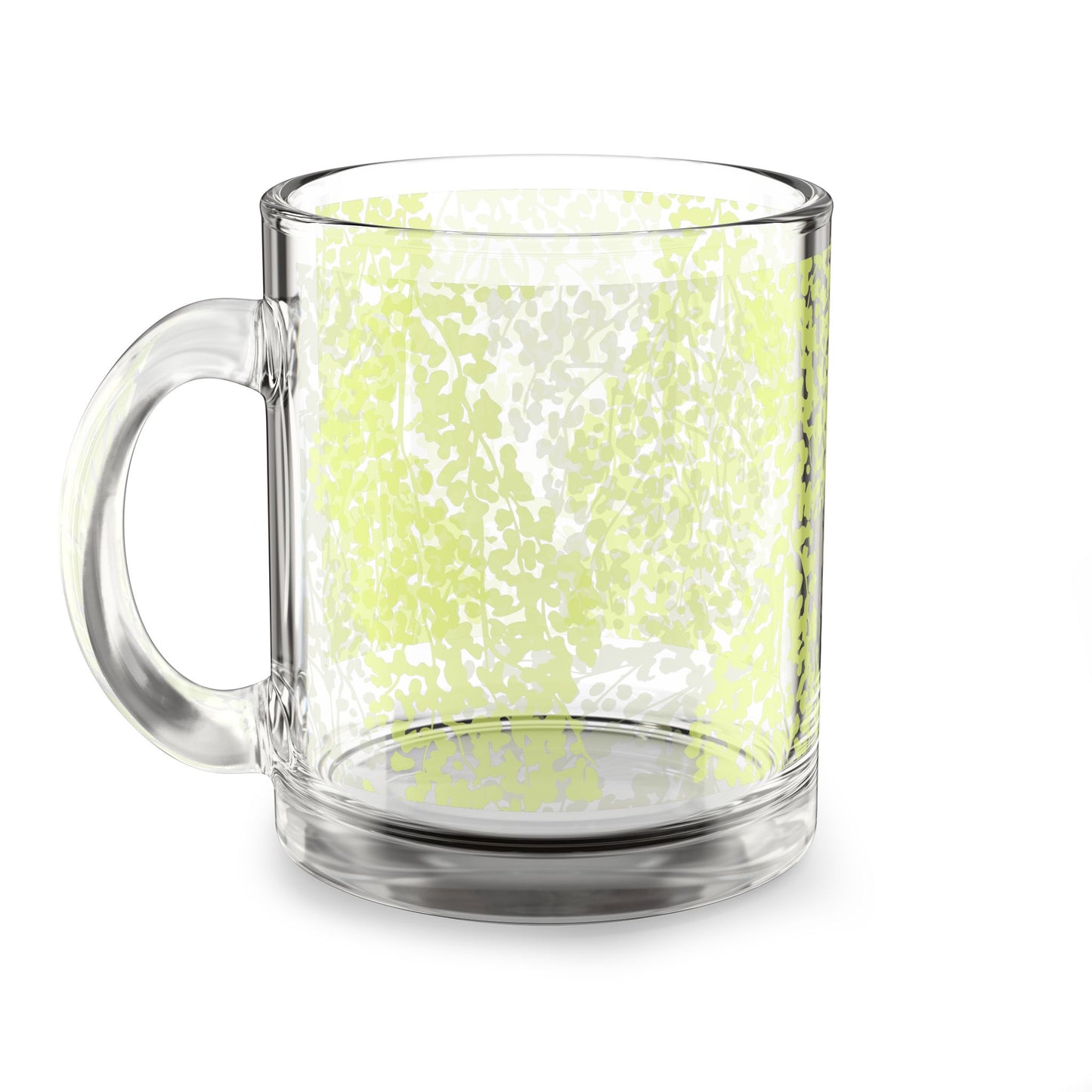Weeping Birch - Stylish 10oz Glass Mug with Modern Nature Design - Perfect for Coffee and Tea Lovers