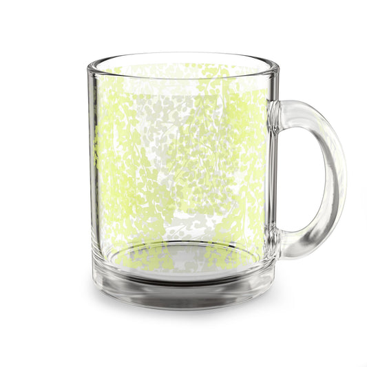 Weeping Birch - Stylish 10oz Glass Mug with Modern Nature Design - Perfect for Coffee and Tea Lovers