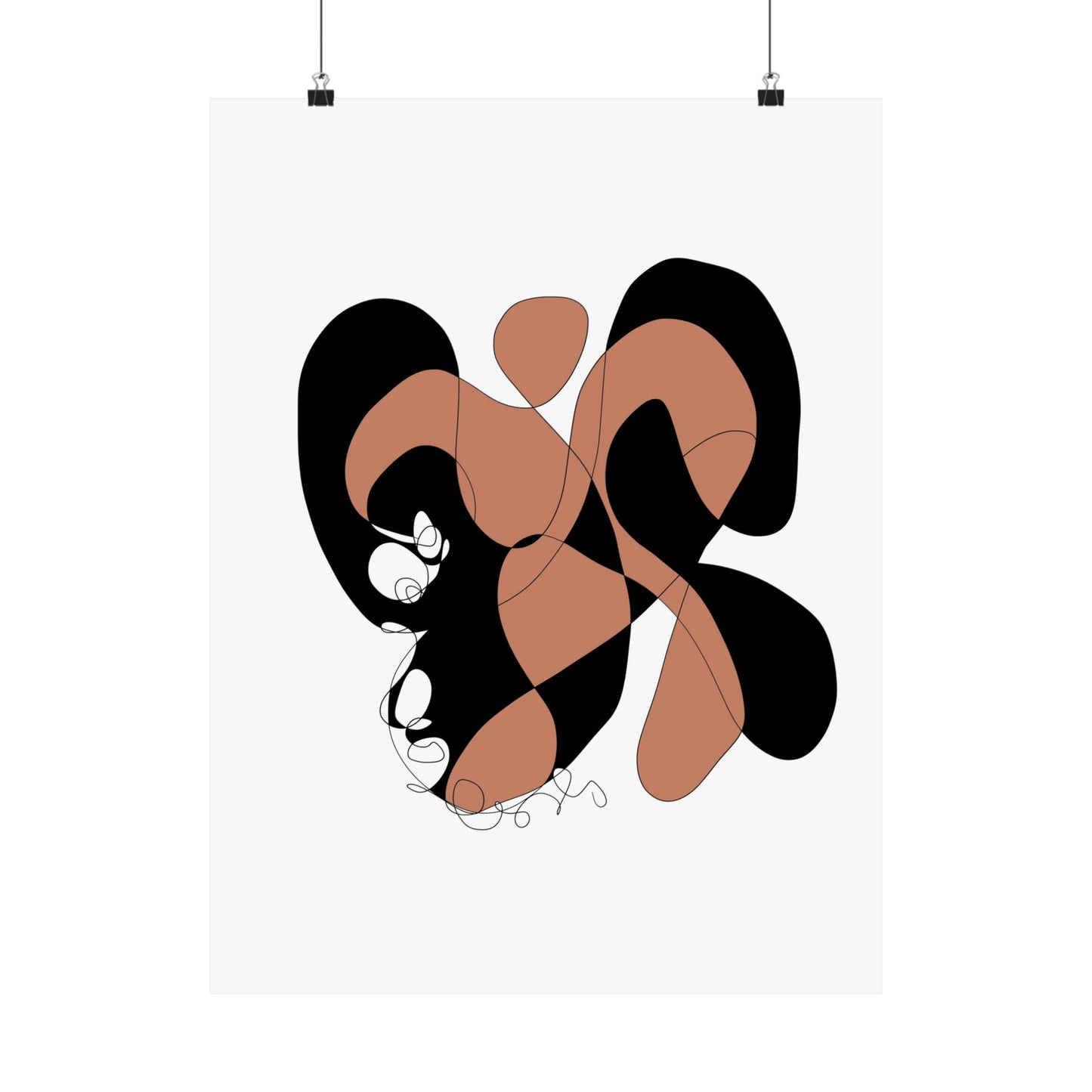 Abstract Aesthetic Matte Vertical Posters - Modern Wall Art, Home Decor, Gift Ideas, Minimalist Prints, Living Room Wall Art, Art Prints