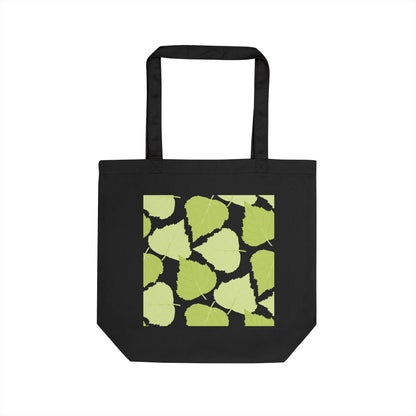 Eco-Friendly Leaf Pattern Tote Bag | Reusable Shopping Bag for Sustainability Lovers