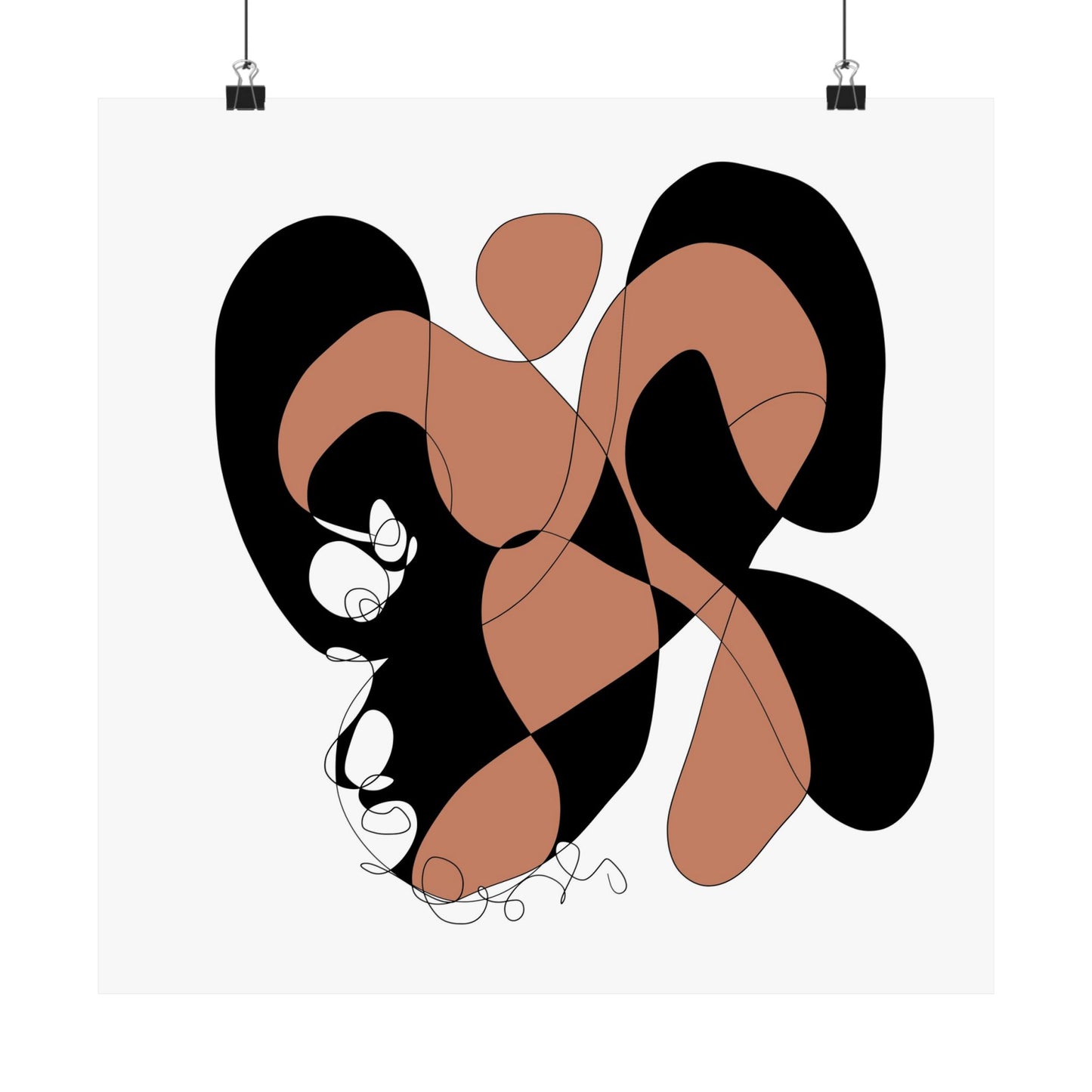 Abstract Aesthetic Matte Vertical Posters - Modern Wall Art, Home Decor, Gift Ideas, Minimalist Prints, Living Room Wall Art, Art Prints