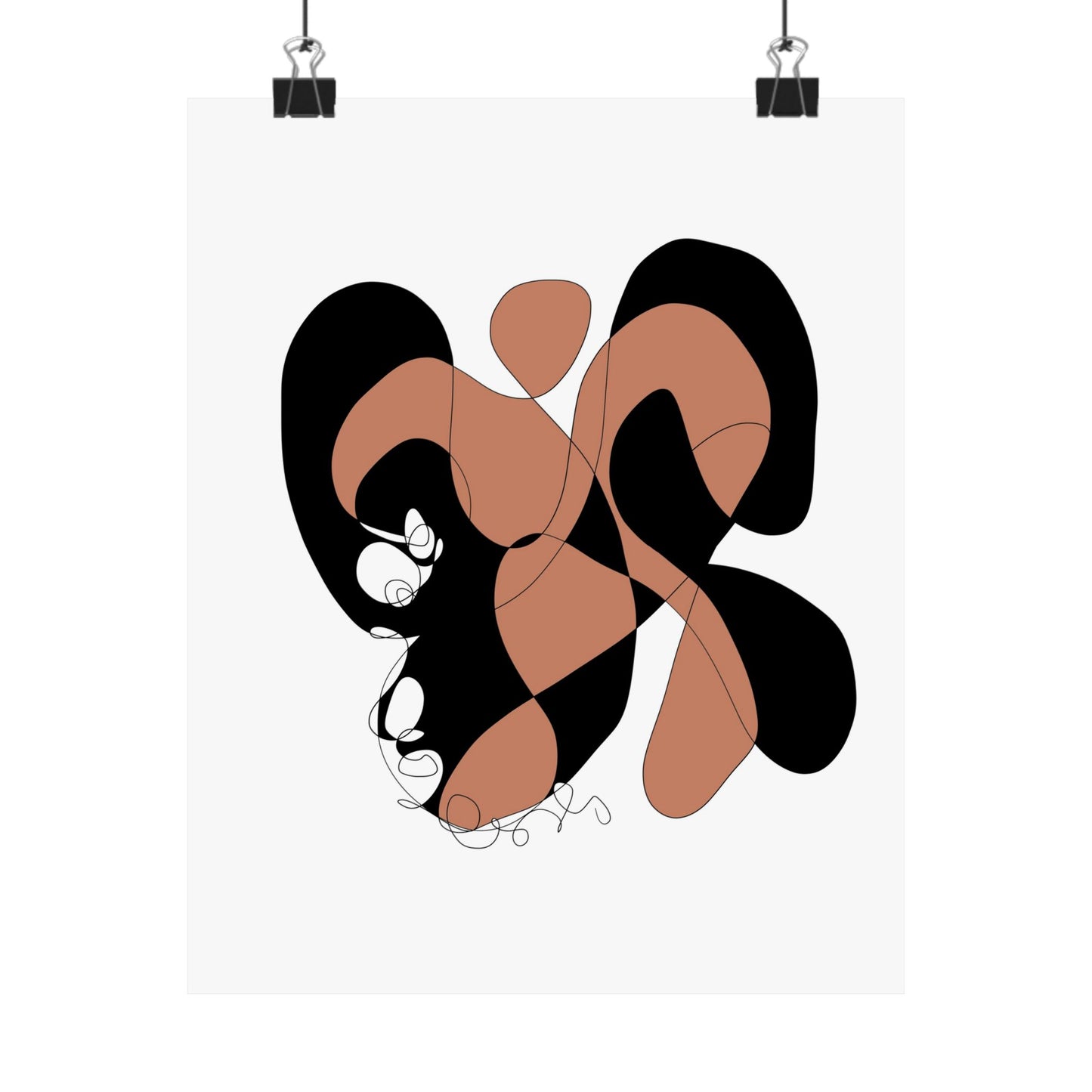 Abstract Aesthetic Matte Vertical Posters - Modern Wall Art, Home Decor, Gift Ideas, Minimalist Prints, Living Room Wall Art, Art Prints