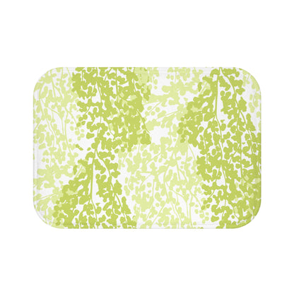 Weeping Birch - Botanical Greenery Bath Mat - Vibrant Nature-Inspired Home Decor for Relaxing Spaces