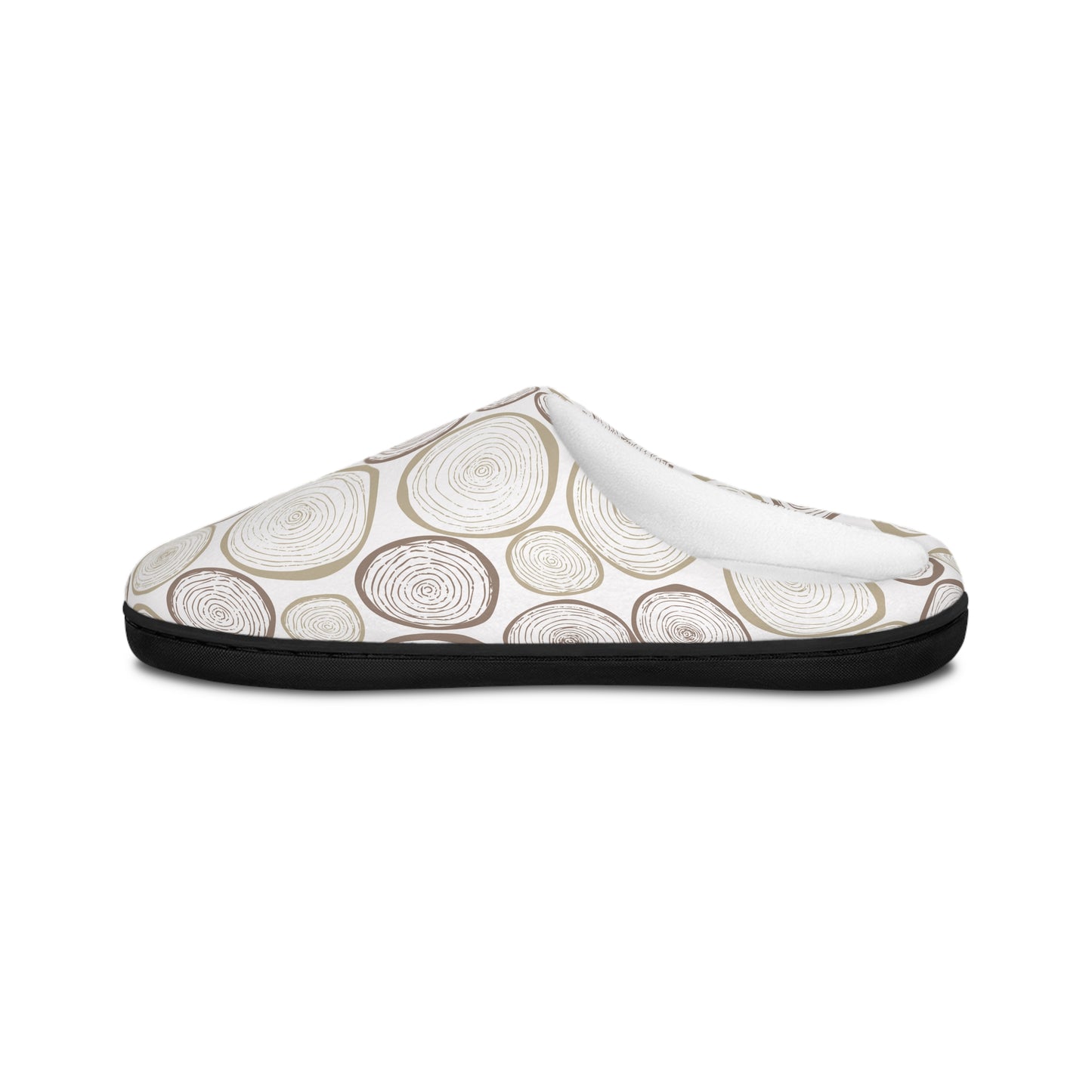 Botanical Tree Cut Print Women's Indoor Slippers - Cozy Comfort for Home