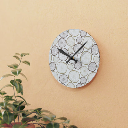 Tree Cut - Acrylic Wall Clock