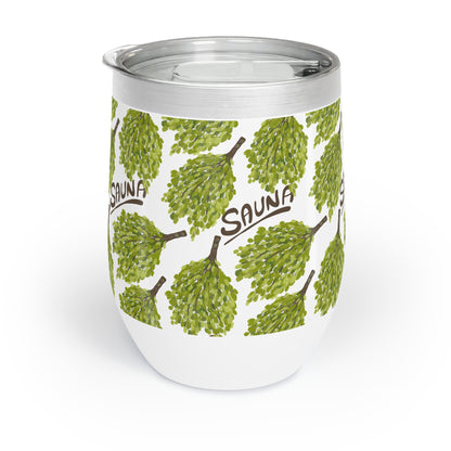 Sauna Whisk - Wine Tumbler - Perfect for Outdoor Gatherings & Relaxation